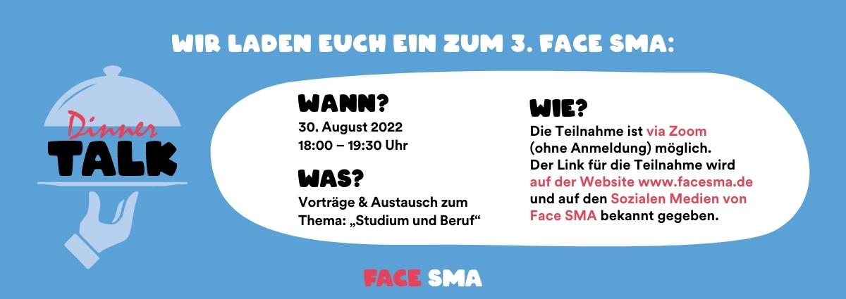 Face SMA Dinner Talk im August 2022